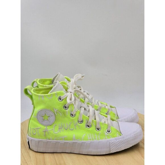Converse UNT1TL3D High Top  'Not A Chuck - Volt' kids Shoes  size 4 - Picture 1 of 10